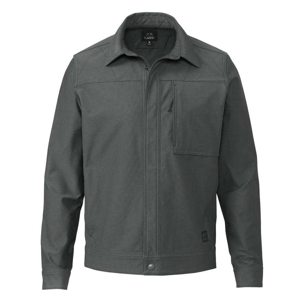 KUIU Brawley Canvas Jacket Mens XL Gray Workwear Water-Resistant Full Zip